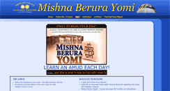 Desktop Screenshot of mishnaberurayomi.org